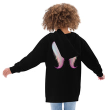 Load image into Gallery viewer, Flower Unicorn Youth Girls&#39; fleece hoodie
