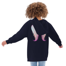 Load image into Gallery viewer, Flower Unicorn Youth Girls&#39; fleece hoodie
