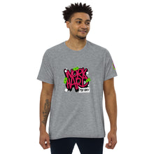 Load image into Gallery viewer, Work Hard, Play Hard Men&#39;s fitted straight cut t-shirt
