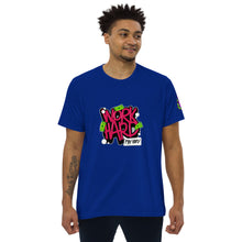 Load image into Gallery viewer, Work Hard, Play Hard Men&#39;s fitted straight cut t-shirt
