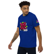 Load image into Gallery viewer, Work Hard, Play Hard Men&#39;s fitted straight cut t-shirt
