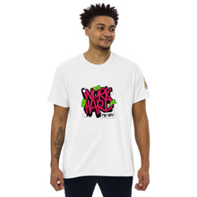Load image into Gallery viewer, Work Hard, Play Hard Men&#39;s fitted straight cut t-shirt
