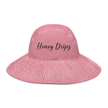 Load image into Gallery viewer, Honey Dripz Wide brim bucket hat
