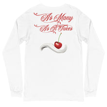 Load image into Gallery viewer, How Many Licks Unisex Long Sleeve Tee
