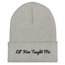 Load image into Gallery viewer, Lil’ Kim Taught Me Cuffed Beanie (White)
