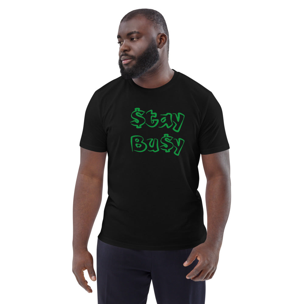 I'm Bu$y Unisex organic cotton t-shirt