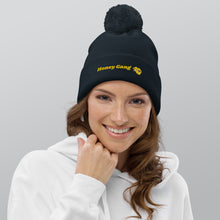 Load image into Gallery viewer, Honey Gang Pom pom beanie
