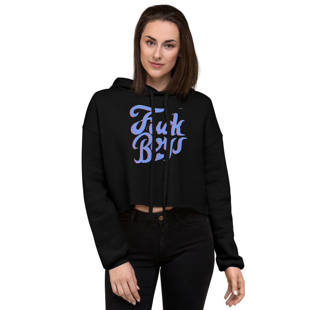 F Boys Crop Hoodie