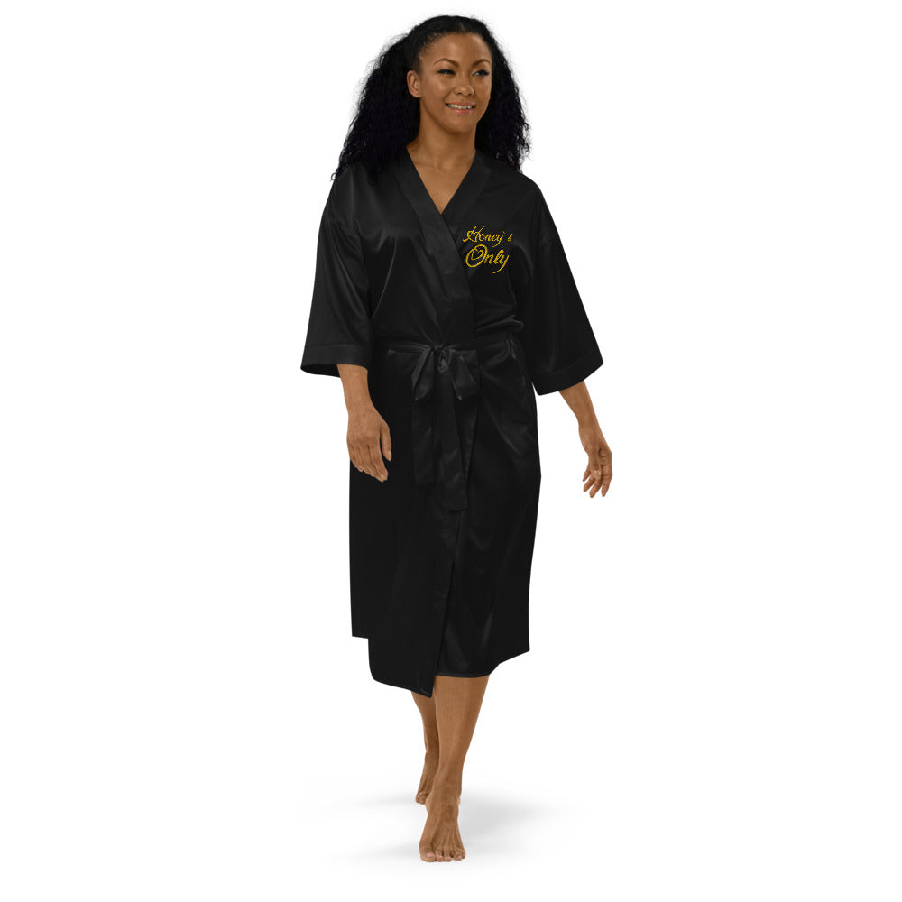 Honey's Only Satin robe