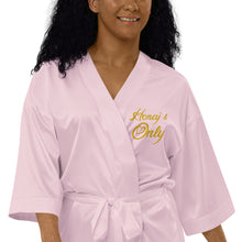 Load image into Gallery viewer, Honey&#39;s Only Satin robe
