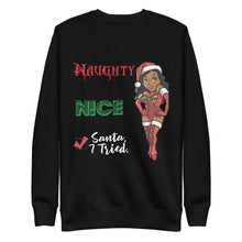 Load image into Gallery viewer, Santa, I Tried Unisex Fleece Pullover
