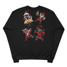 Load image into Gallery viewer, Silly Santa fleece sweatshirt
