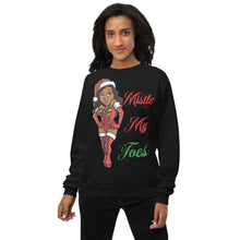 Load image into Gallery viewer, Ms. Eltoe (Mistletoe) Unisex fleece sweatshirt
