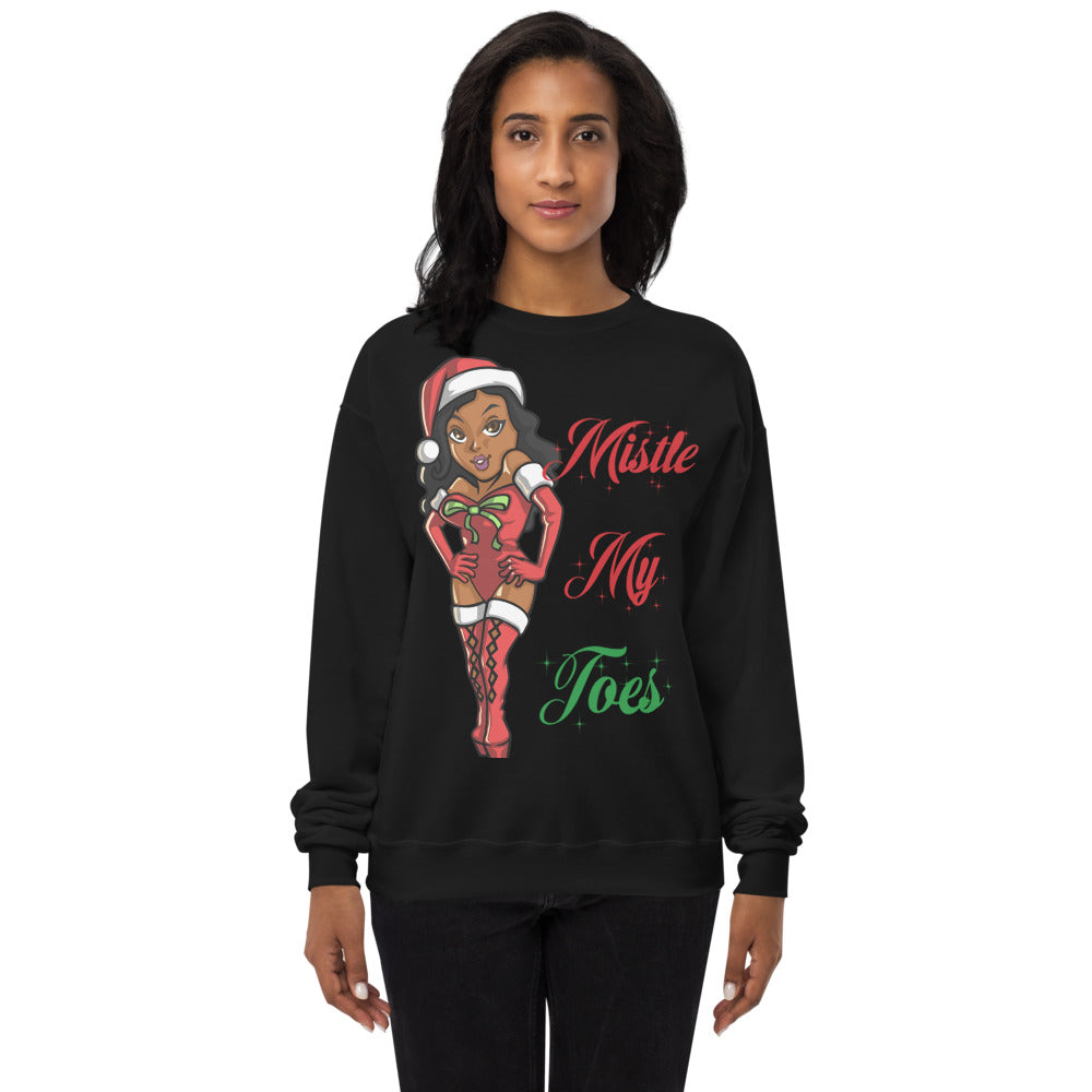 Ms. Eltoe (Mistletoe) Unisex fleece sweatshirt