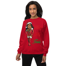 Load image into Gallery viewer, Ms. Eltoe (Mistletoe) Unisex fleece sweatshirt
