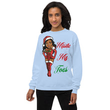 Load image into Gallery viewer, Ms. Eltoe (Mistletoe) Unisex fleece sweatshirt

