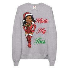 Load image into Gallery viewer, Ms. Eltoe (Mistletoe) Unisex fleece sweatshirt
