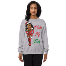 Load image into Gallery viewer, Ms. Eltoe (Mistletoe) Unisex fleece sweatshirt
