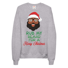 Load image into Gallery viewer, Bearded Santa fleece sweatshirt

