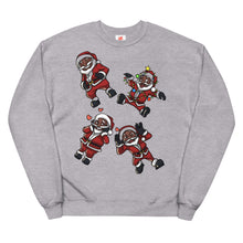 Load image into Gallery viewer, Silly Santa fleece sweatshirt
