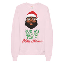 Load image into Gallery viewer, Bearded Santa fleece sweatshirt
