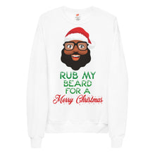 Load image into Gallery viewer, Bearded Santa fleece sweatshirt
