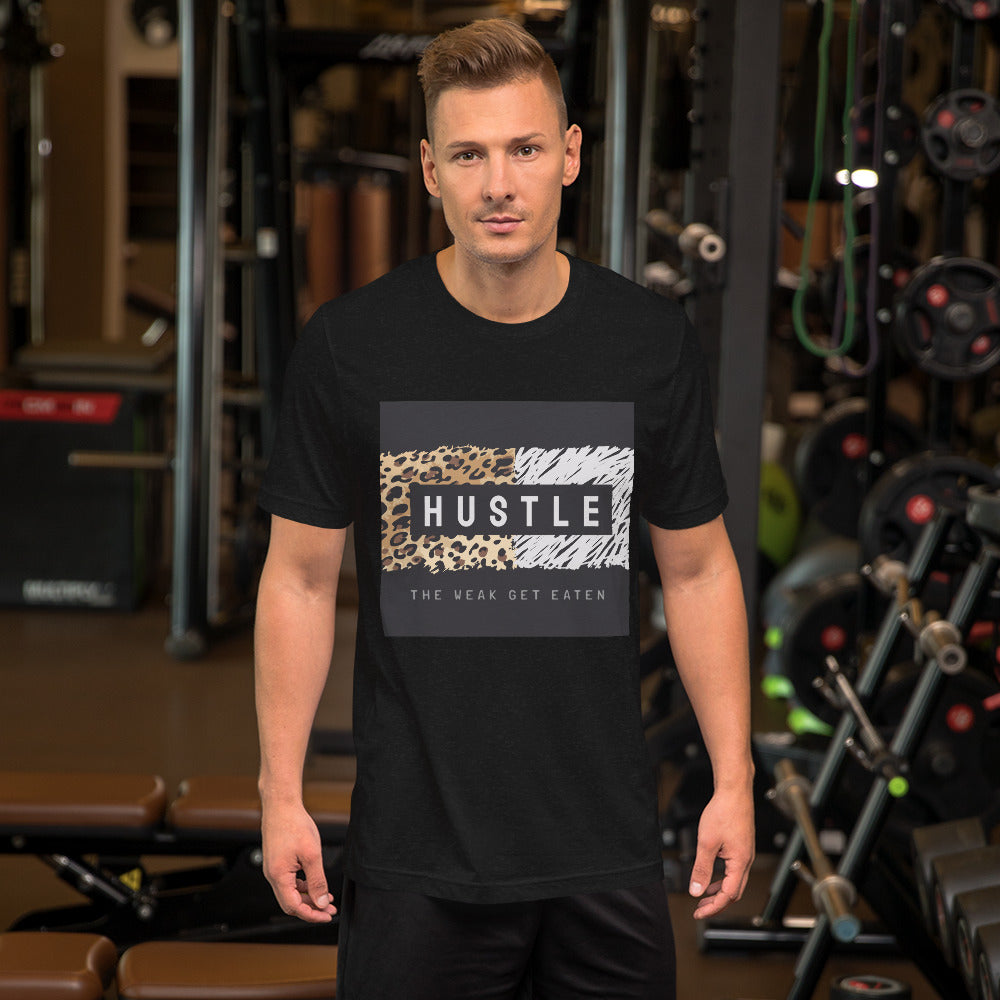 HUSTLE THE WEAK GET EATEN Short-Sleeve Unisex T-Shirt