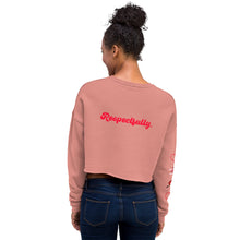 Load image into Gallery viewer, Black Women Don&#39;t Cheat Crop Sweatshirt
